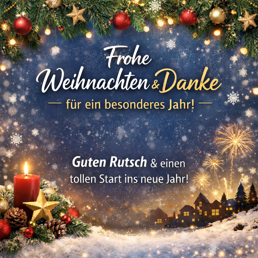 Du betrachtest gerade Weihnachtsgrüße & Dank für ein besonderes Jahr